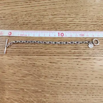 필립 오디베일 실버 체인 팔찌