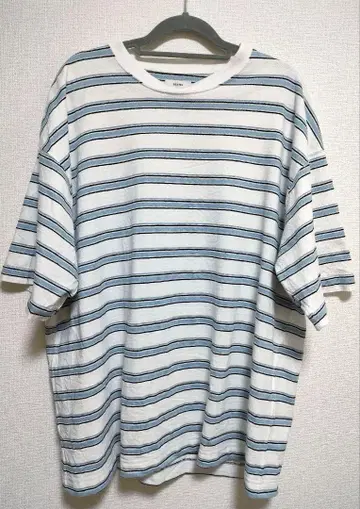 새상품 빔즈 루즈 보더 티셔츠 XL