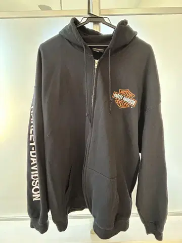HARLEY-DAVIDSON 풀 집업 후드티 2XL