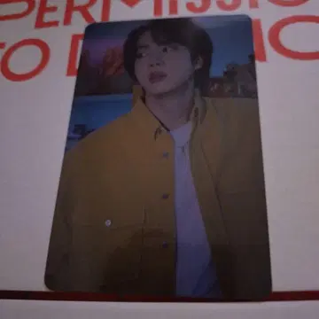 PERMISSION TO DANCE 특전 트레이딩 카드 JIN