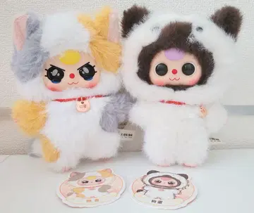 babythree 고양이 시리즈 샴 삼색 고양이 2세트 베이비 쓰리