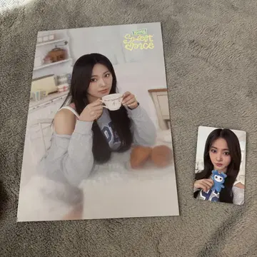 TWICE ONCE 5기 혜택  Tzuyu 트레이딩 카드 포스터