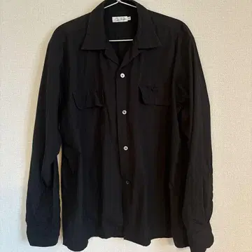 Sans limit 오픈 카라 셔츠 사이즈 1 Msize Black