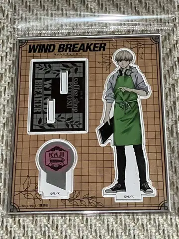 카지 렌 WIND BREAKER 아크릴 스탠드 커피 샵 미개봉