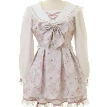 LIZLISA Sewing Bear 패턴 세트 긴팔