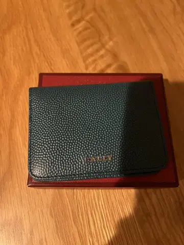 BALLY 다크 그린 카드 케이스