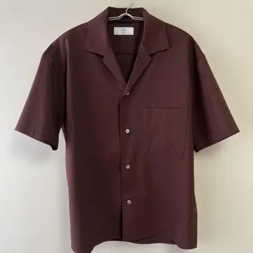 417EDIFICE 오픈 카라 셔츠 새상품급