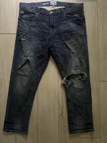 CRIMIE 데미지 데님 XL