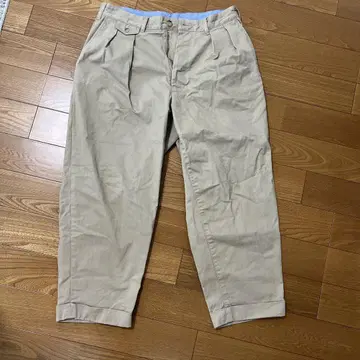 BEAMS PLUS 2 플리츠 트윌