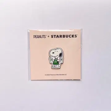 미사용 새상품 스타벅스 스누피 핀즈 대지 핑크