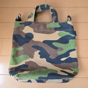 baggu 캔버스 카모플라쥬 백