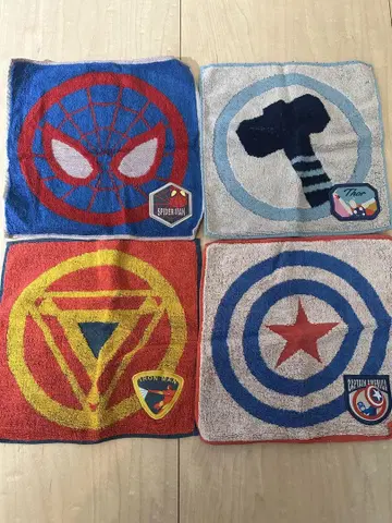 핸드 타월 MARVEL 4종류 세트
