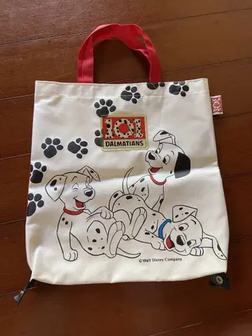 디즈니 Disney 101마리의 강아지 달마시안 레트로 토트백