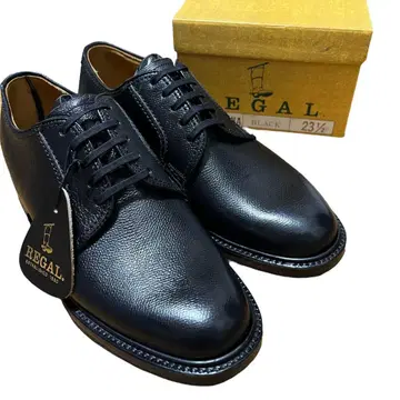 미사용 REGAL 임페리얼 그레이드 2236 플레인토 23.5EE 블랙