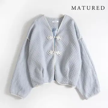 313t*새상품급 MATURED 마투레드 자카드 숏 자켓