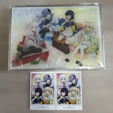 summer pockets 아크릴 플레이트 + 폴라로이드풍 카드 2장