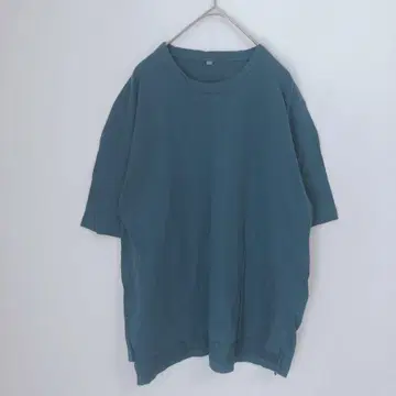 티셔츠 컷소 반팔 인도산 면 100% 심플 얇은 소재 L