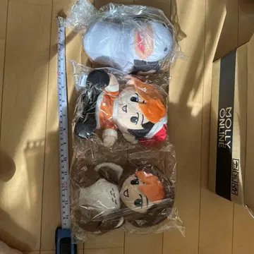 도카이 온에어 테츠야 봉제 인형 2개 퍼펫 마펫 1개