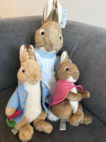 피터 토끼 봉제 인형 세트