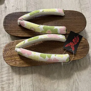 미사용 새상품 오동나무 나막신