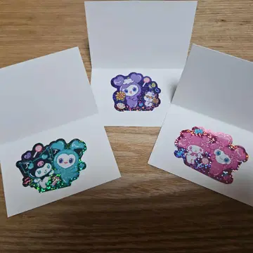 랜덤 홀로그램 스티커 미나 사나 허벅지