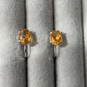 내추럴 스톤 귀찌 SILVER