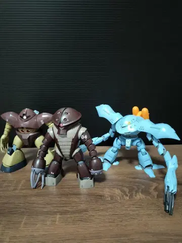 건담 프라모델 HGUC 아가이&고그&하이 고그 3개 세트 조립 완료