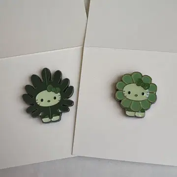 헬로키티 핀 배지 algae 콜라보
