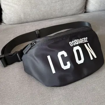 DSQUARED2 ICON 바디백 블랙