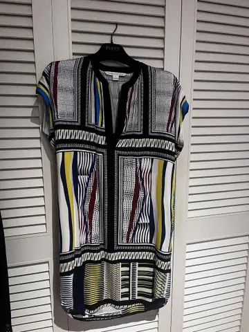 Diane von Furstenberg 슬리브리스 튜닉