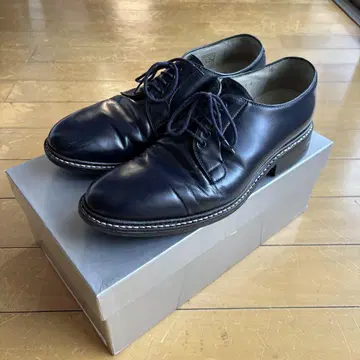 Steven Alan 네이비 가죽 드레스 신발