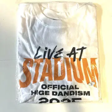 OFFICIAL HIGE DANDISM 2025 티셔츠 M 화이트