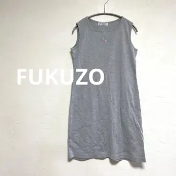 FUKUZO 탱크탑 원피스 여성용 그레이 M