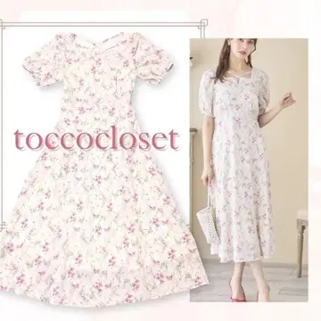 tocco closet 넥스트랩 플라워 프린트 원피스