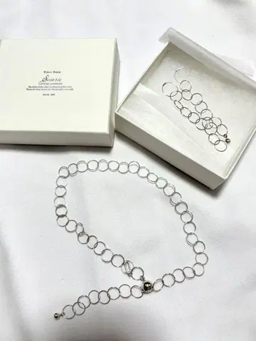 soierie 소와리 목걸이 & 귀걸이 실버