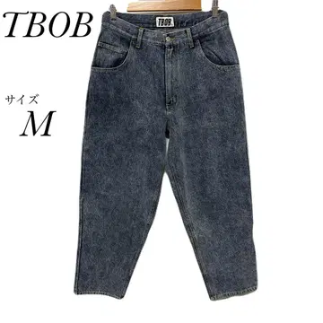 TBOB 배기 데님 6 포켓 사이즈 M 와이드 청바지