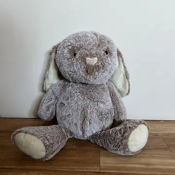 그레이 토끼 봉제 인형