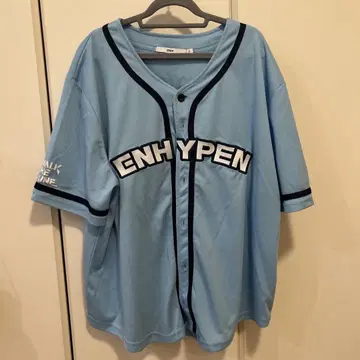 ENHYPEN 베이스볼 셔츠 스카이블루 유니폼