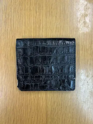 hender scheme 스키마 악어 엠보싱 컴팩트 지갑