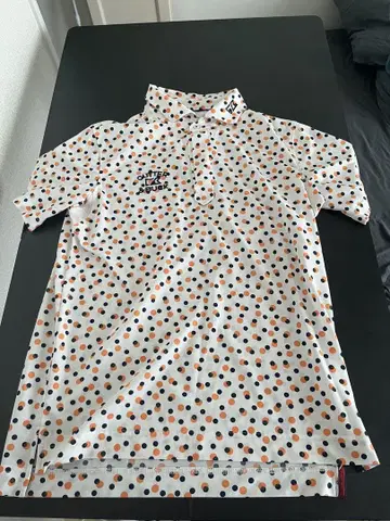Cutter & Buck 도트 무늬 골프 셔츠 M