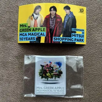 미개봉! Mrs. GREEN APPLE 10주년 기념 마그넷!
