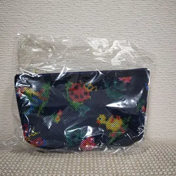 미사용 새상품 학교 페이러 하이디 메쉬 파우치 펜 케이스 네이비