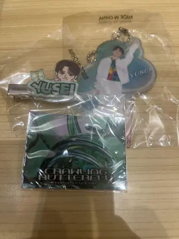 야기 유세이 헤어 클립 클리어 참 스티커 세트
