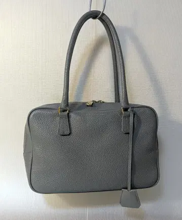 A.D.M.J. 소가죽 보스턴 백 28cm 그레이