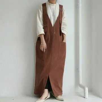 새상품급! 안티쿠아 브라운 데님 살로펫 스커트