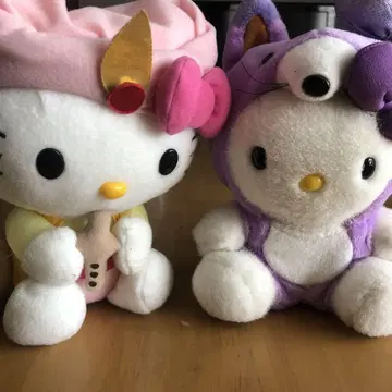 헬로키티 봉제 인형 세트