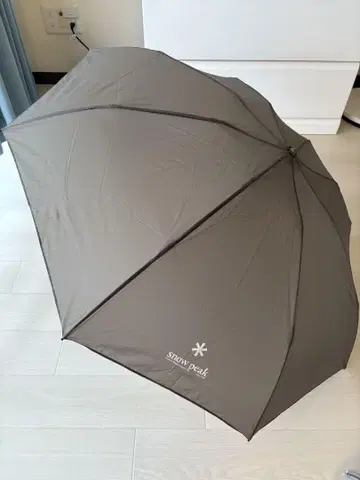 스노우피크 접이식 우산 브라운
