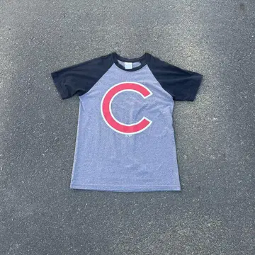 마제스틱 MLB 컵스 티셔츠 래글런 티셔츠