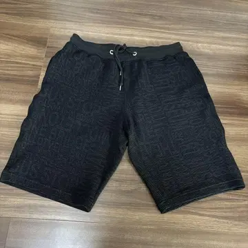 블랙 메쉬 숏 팬츠