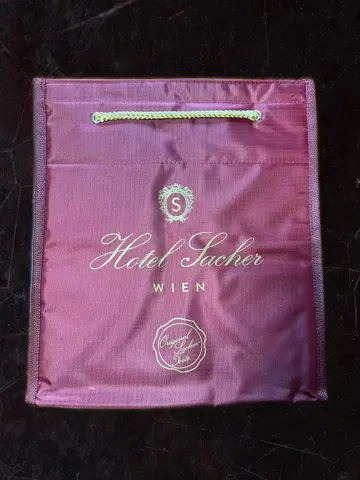비엔나 Hotel Sacher 에코백 대 와인 레드